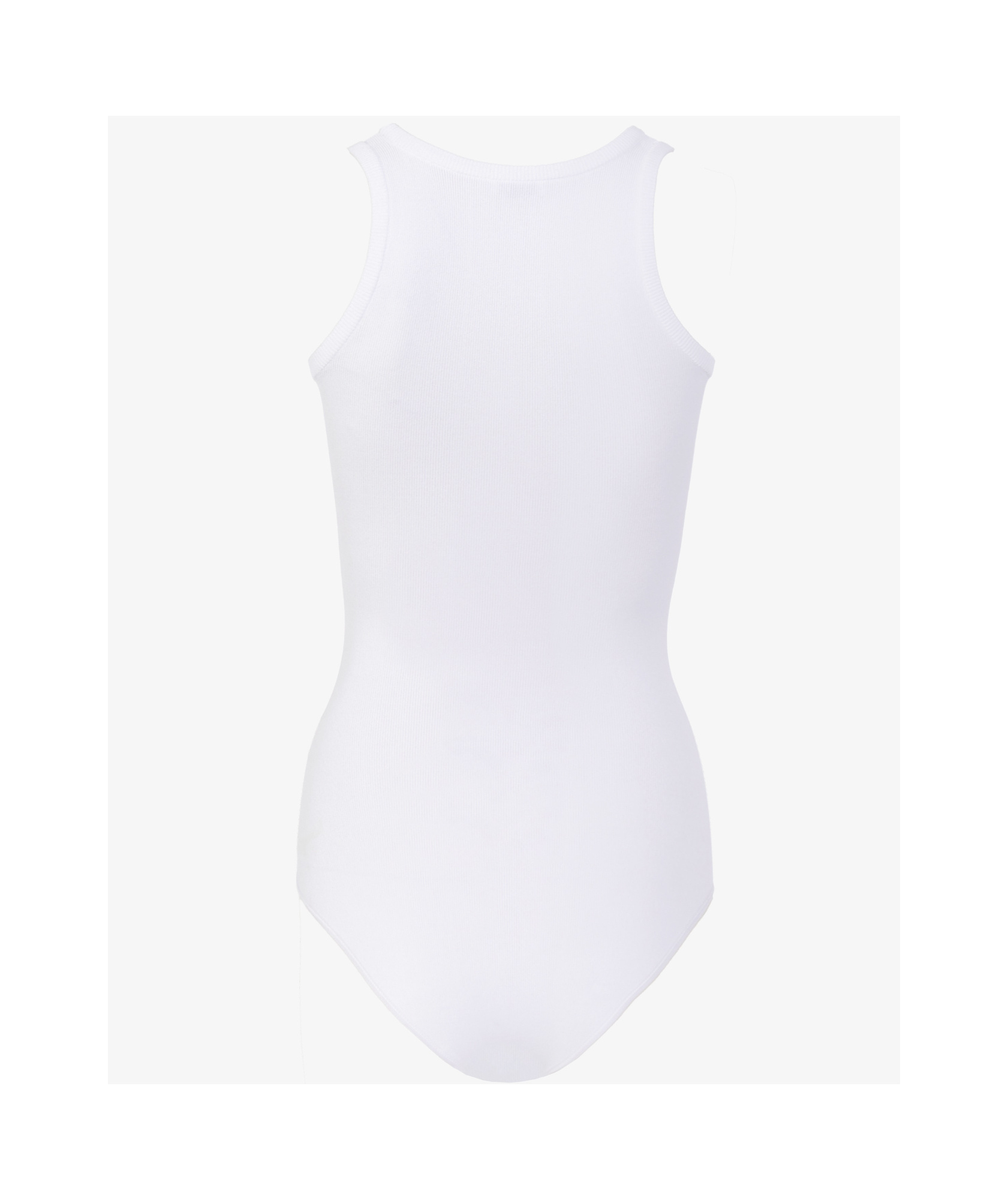 Alaïa Sleeveless One-piece Vest In White