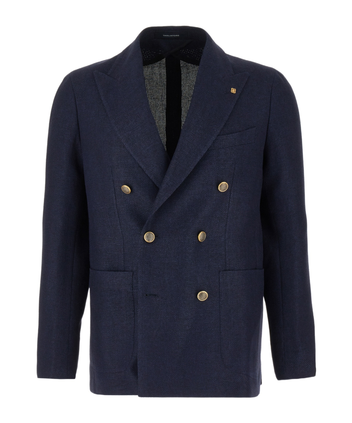 Tagliatore Long-sleeved Casual Jacket In Black