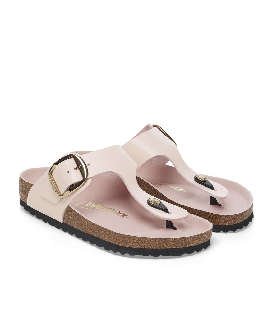 Birkenstock Toe Sandals In Nude