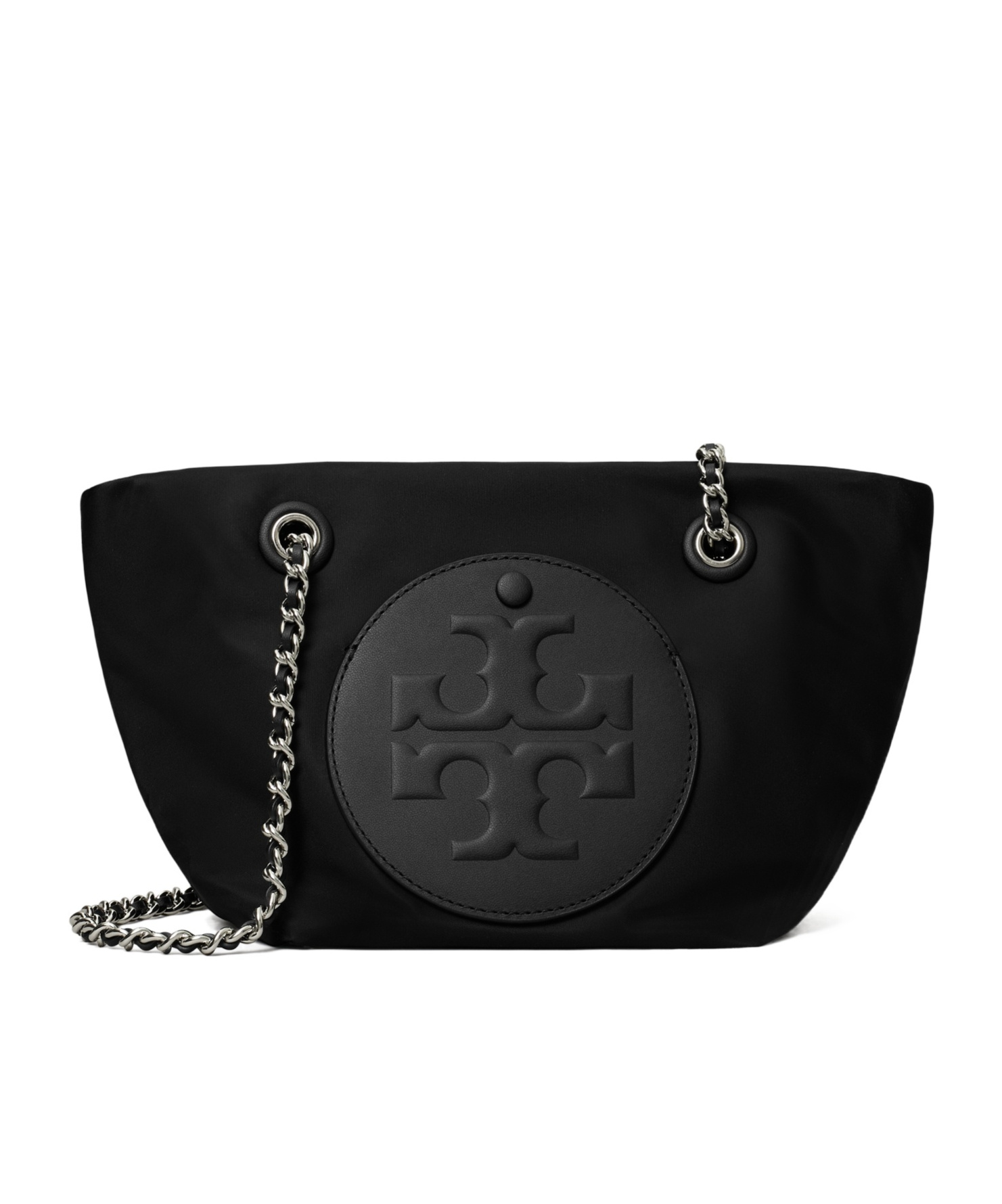 Tory Burch Ella Small Chain Crossbody Bag In Black