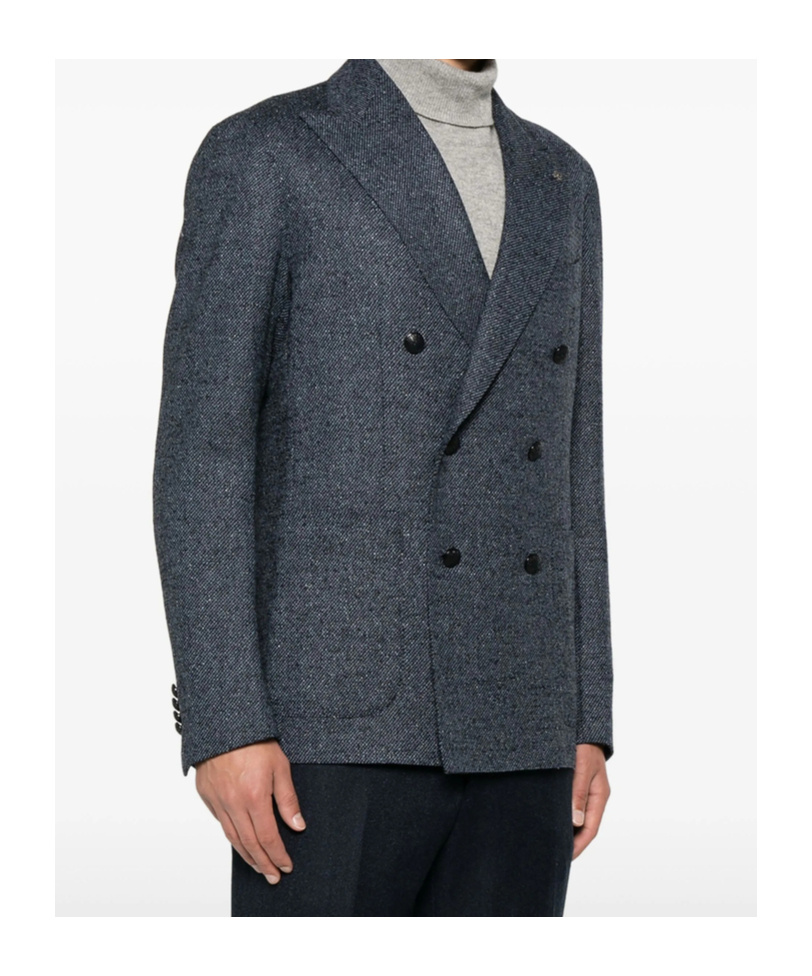 Shop Tagliatore Double-breasted Blazer