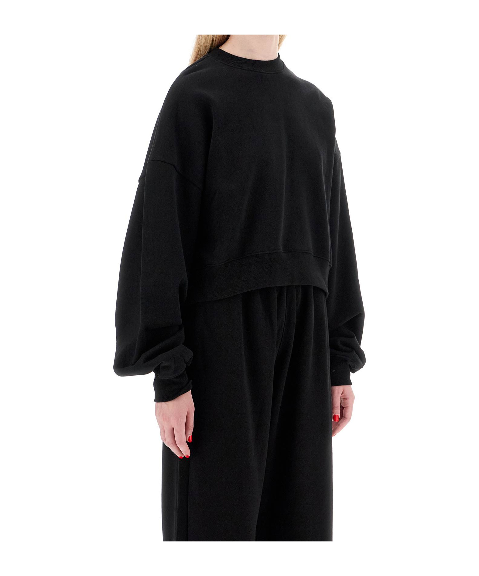 Shop Wardrobe.nyc X Hailey Bieber Long-sleeved Hoodie In Black
