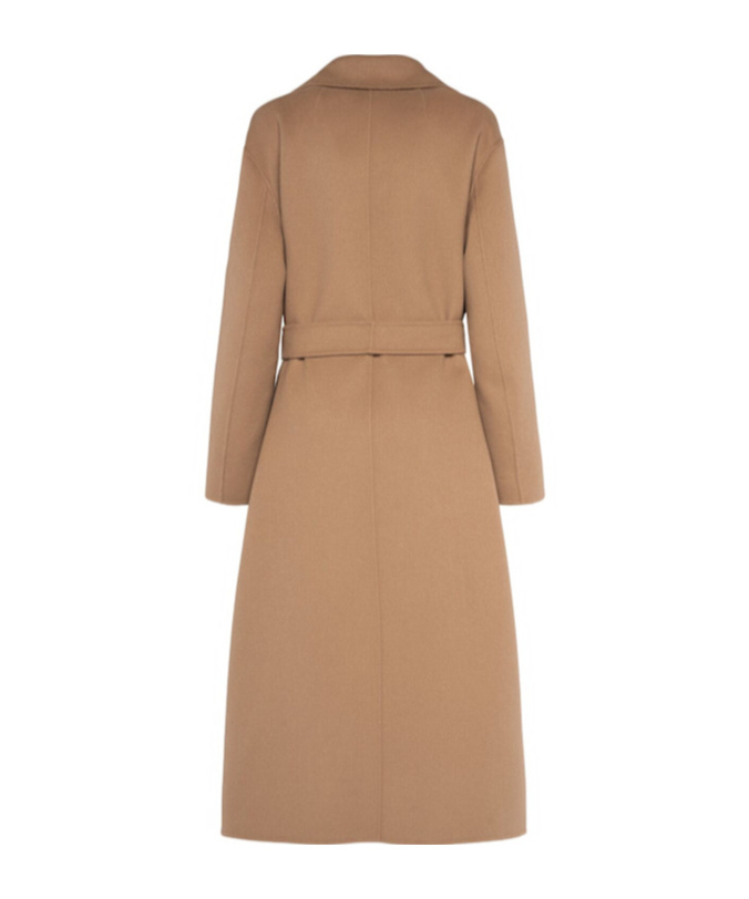 Max Mara Long-sleeved Coat In Brown