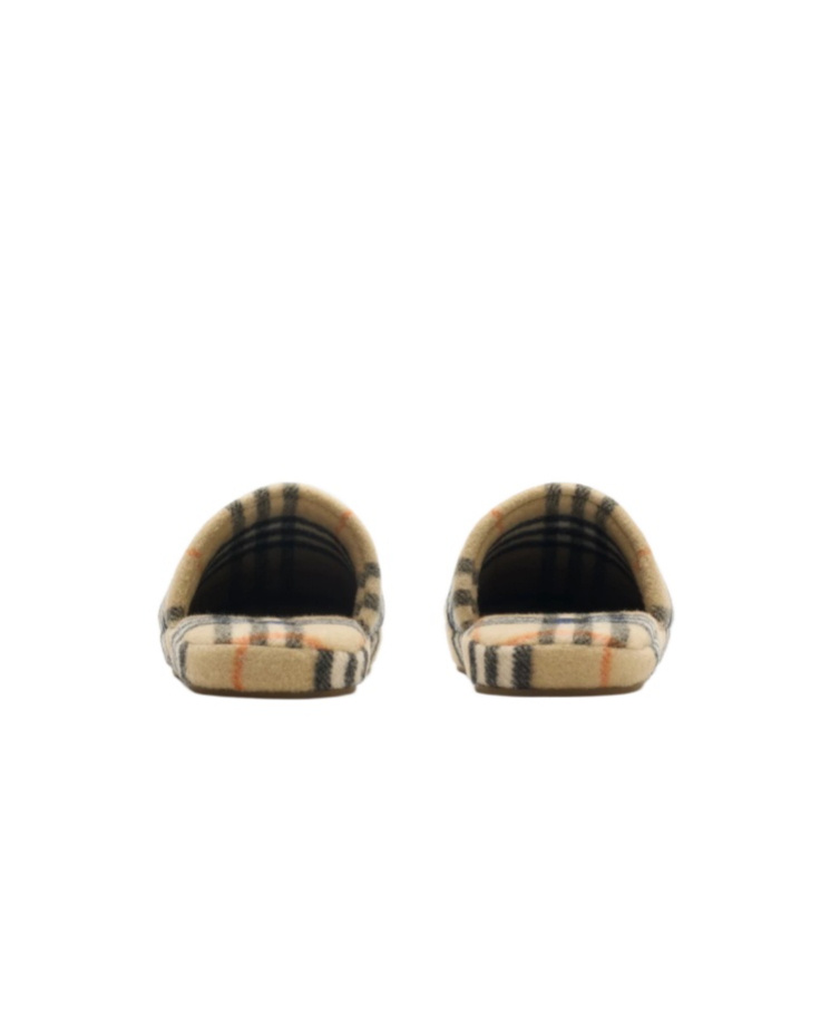 Burberry Quilted Check Sandals For Women In Neutral