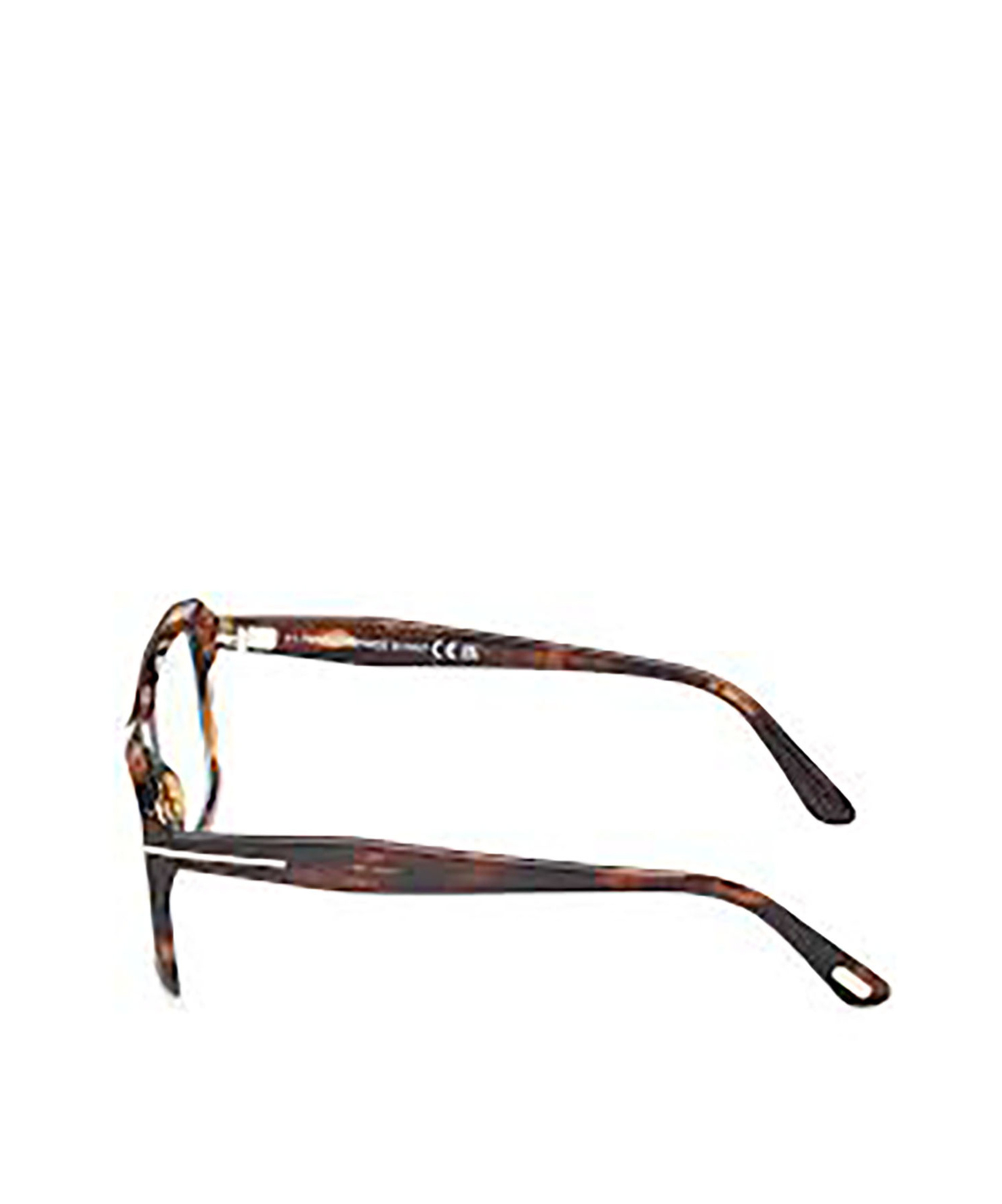 Tom Ford Eyewear Rectangular Frame Glasses In Brown