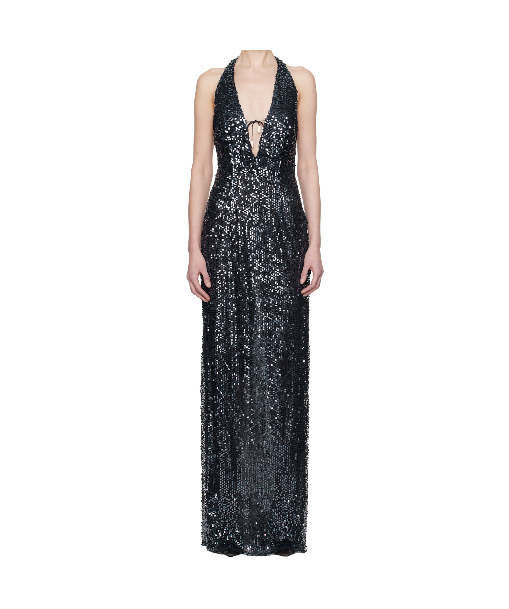 16arlington Navy Eima Maxi Dress In Navy Blue
