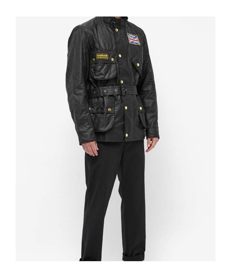 Barbour Long-sleeved Casual Jacket In Black