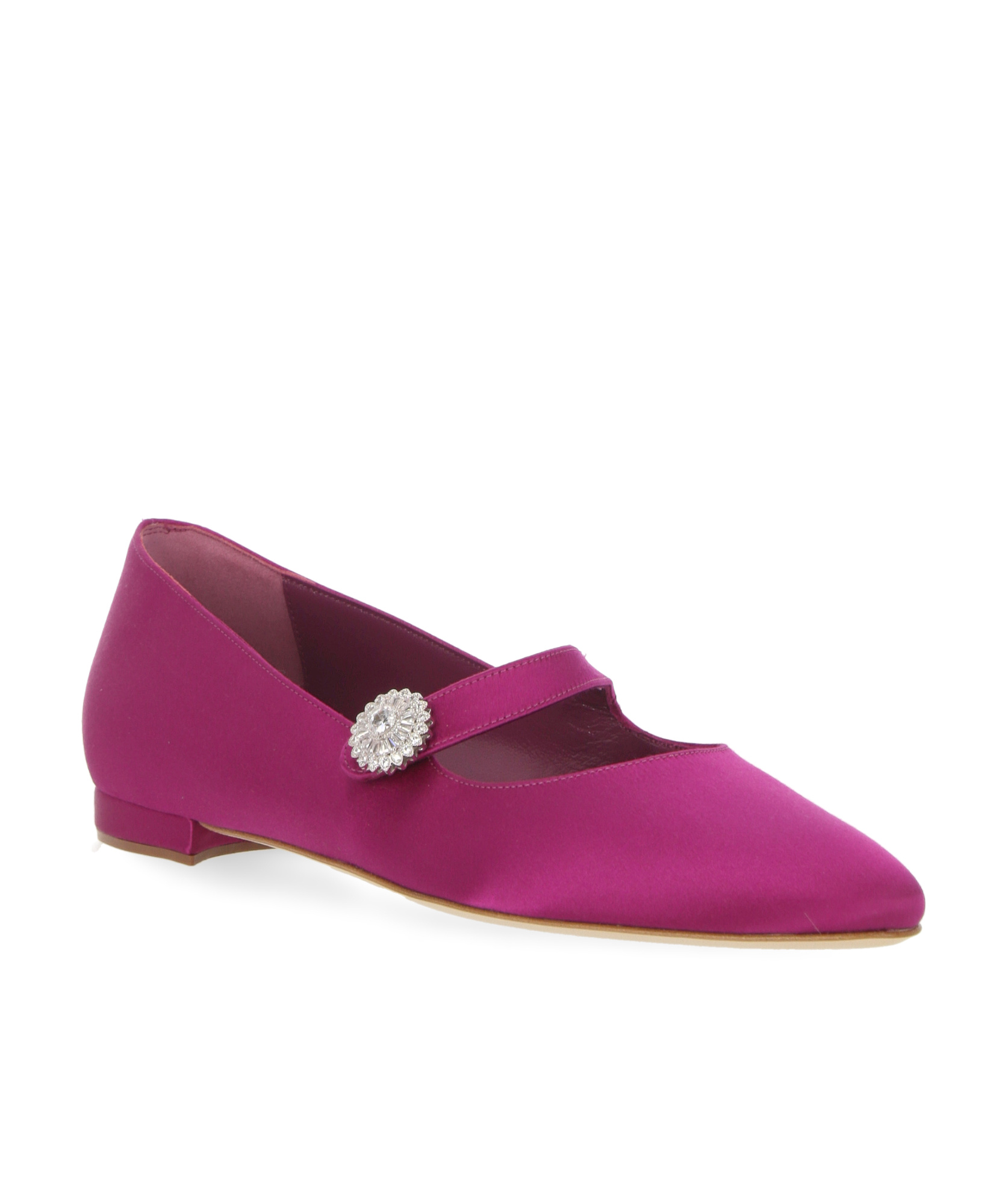 Manolo Blahnik Marijanaflat Ballet Flats In Pink