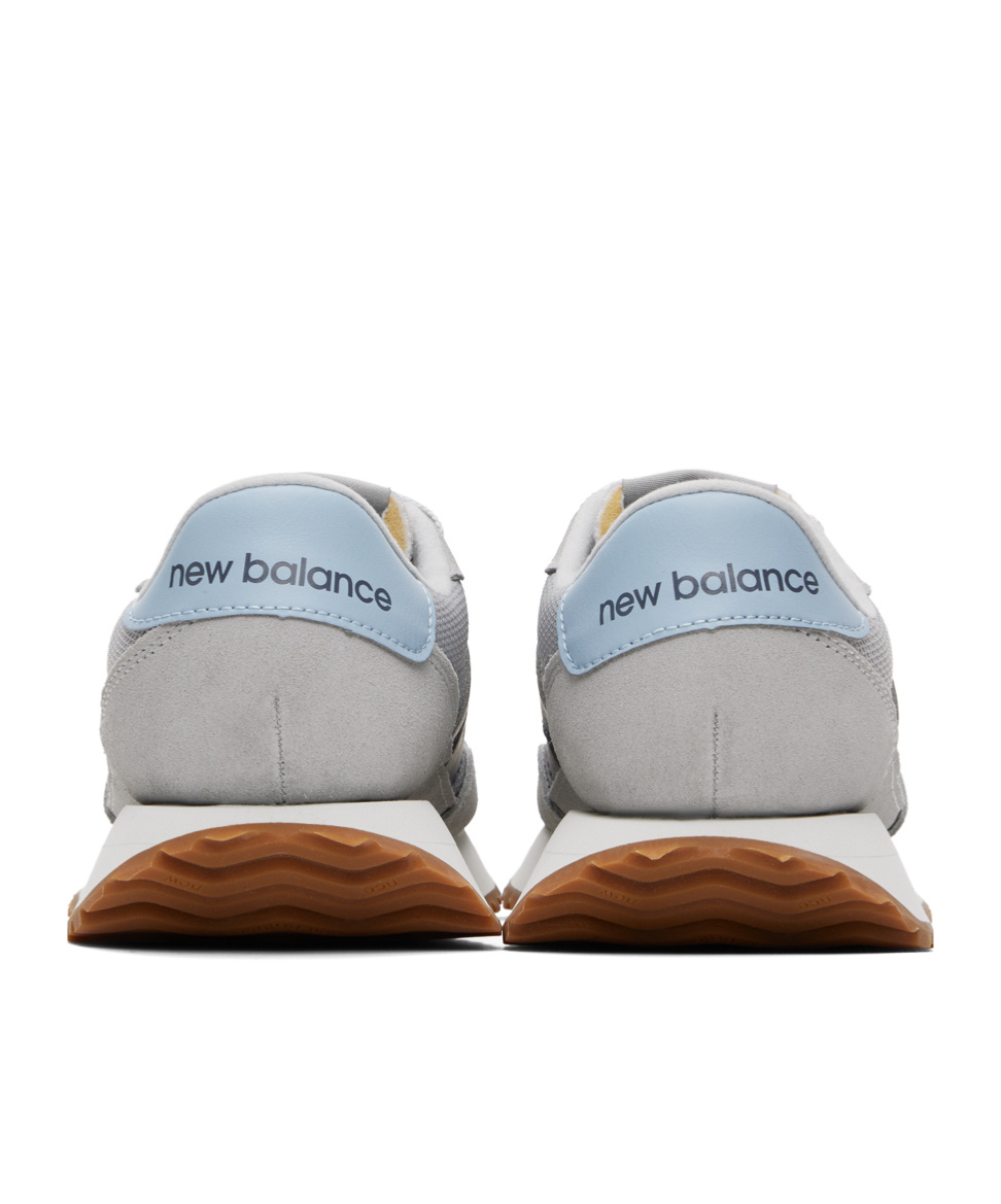 Shop New Balance Low-cut Casual Shoes With Lace Front In Gray