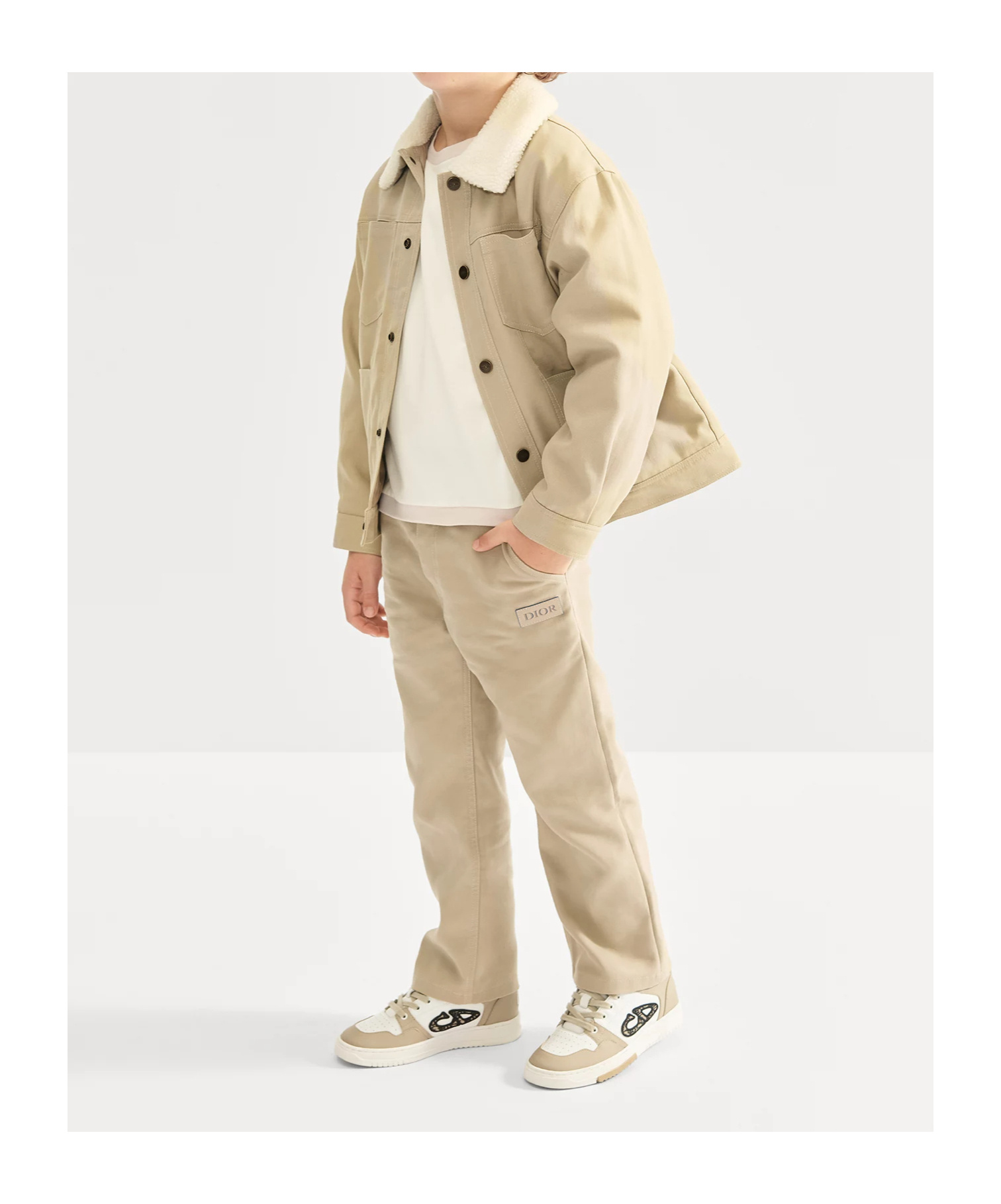 Dior Long-sleeved Jacket In Gold