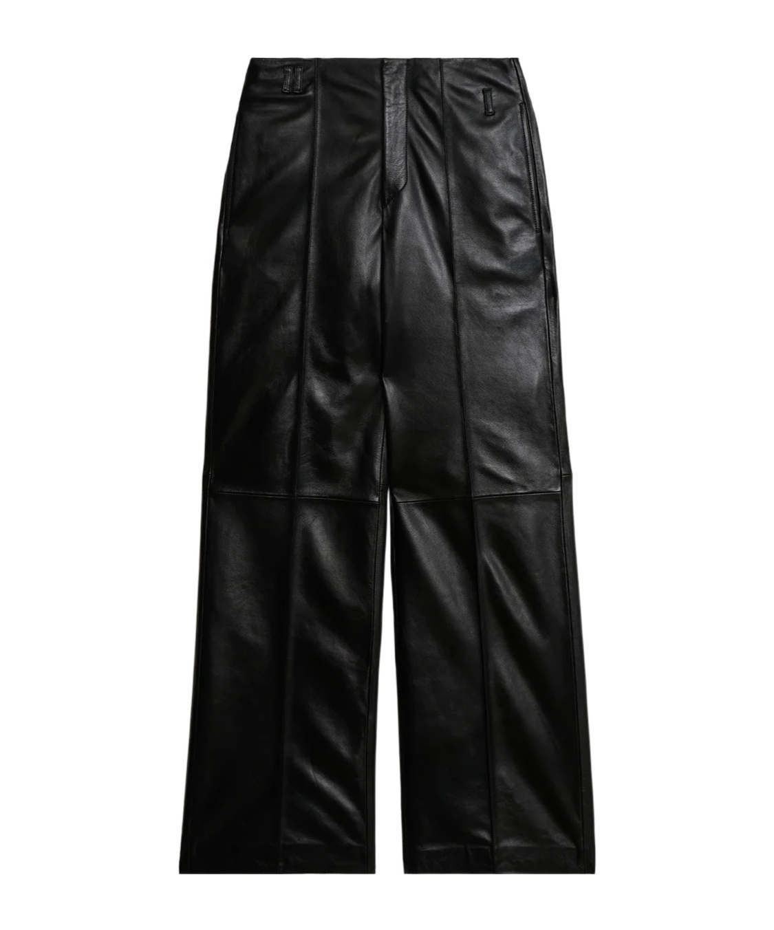 Isabel Marant Ciara Leather Trousers In Black