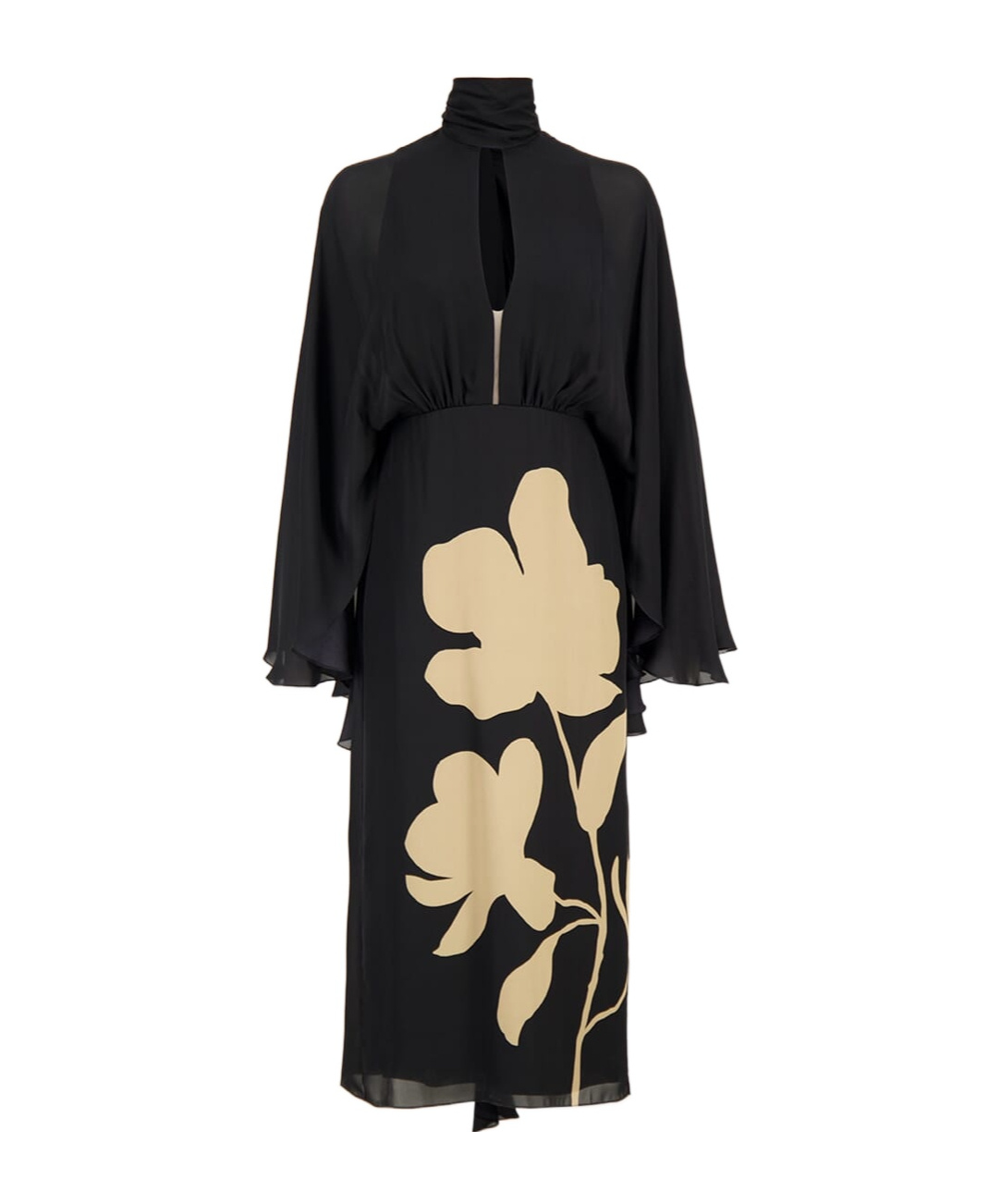 Johanna Ortiz Long-sleeved Dress In Black