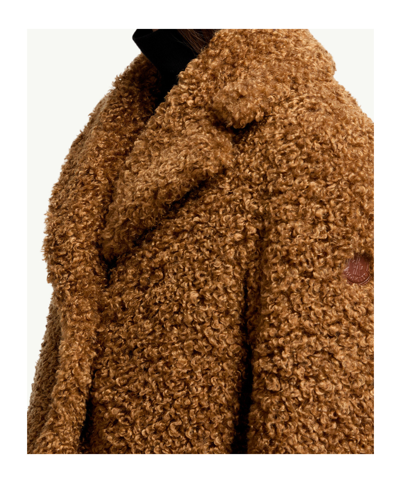 Moncler Barbot Hooded Short Padded Jacket In Brown