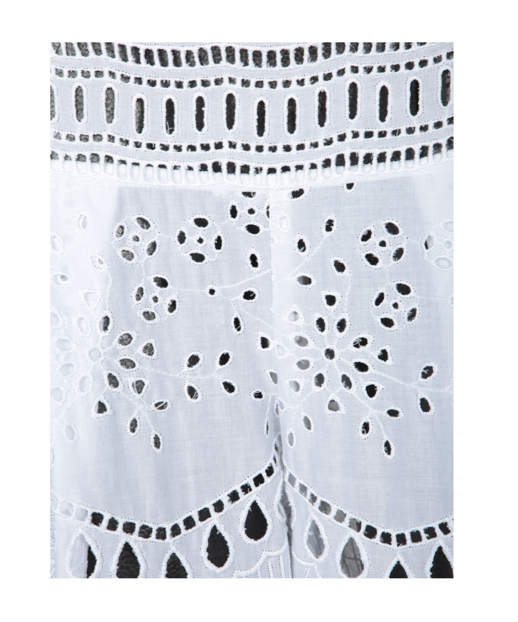 Ermanno Scervino White Sangallo Trousers