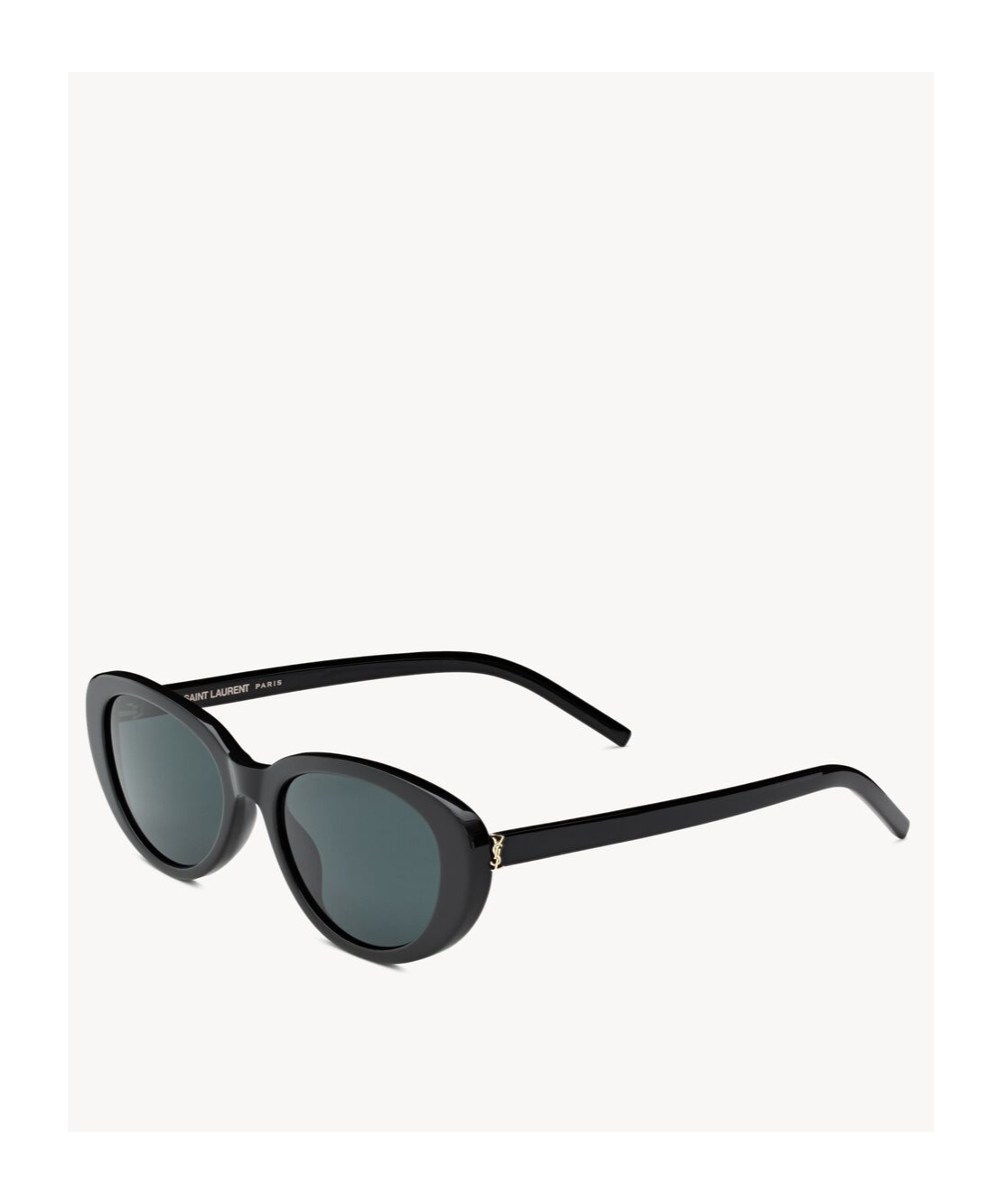 Saint Laurent Oval-frame Sunglasses In Black