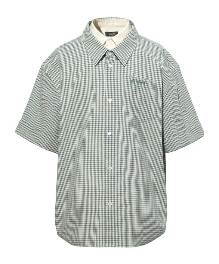 We11 Done Detachable Sleeves Shirt In Gray