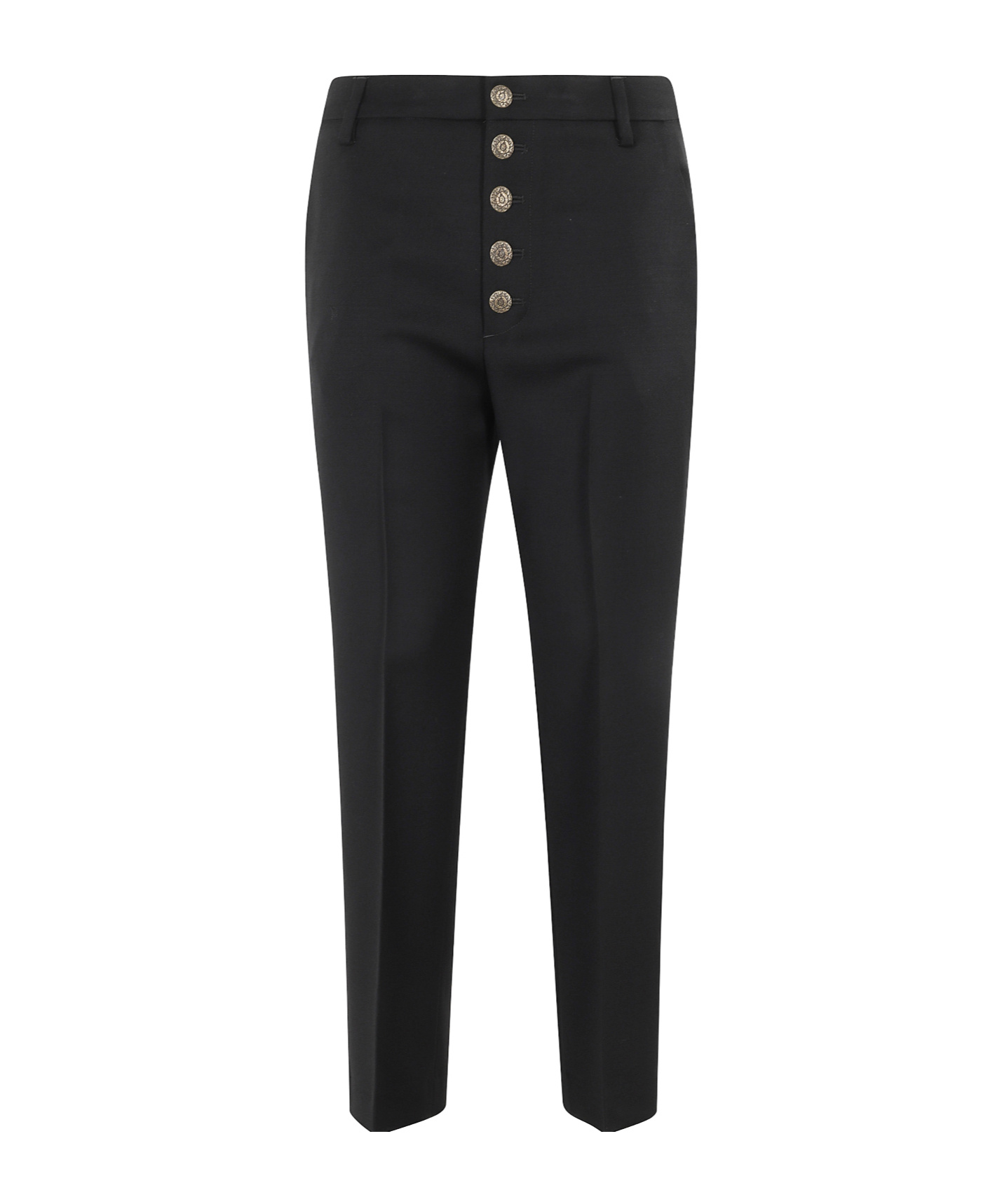 Dondup Belt Loops Slacks In Black