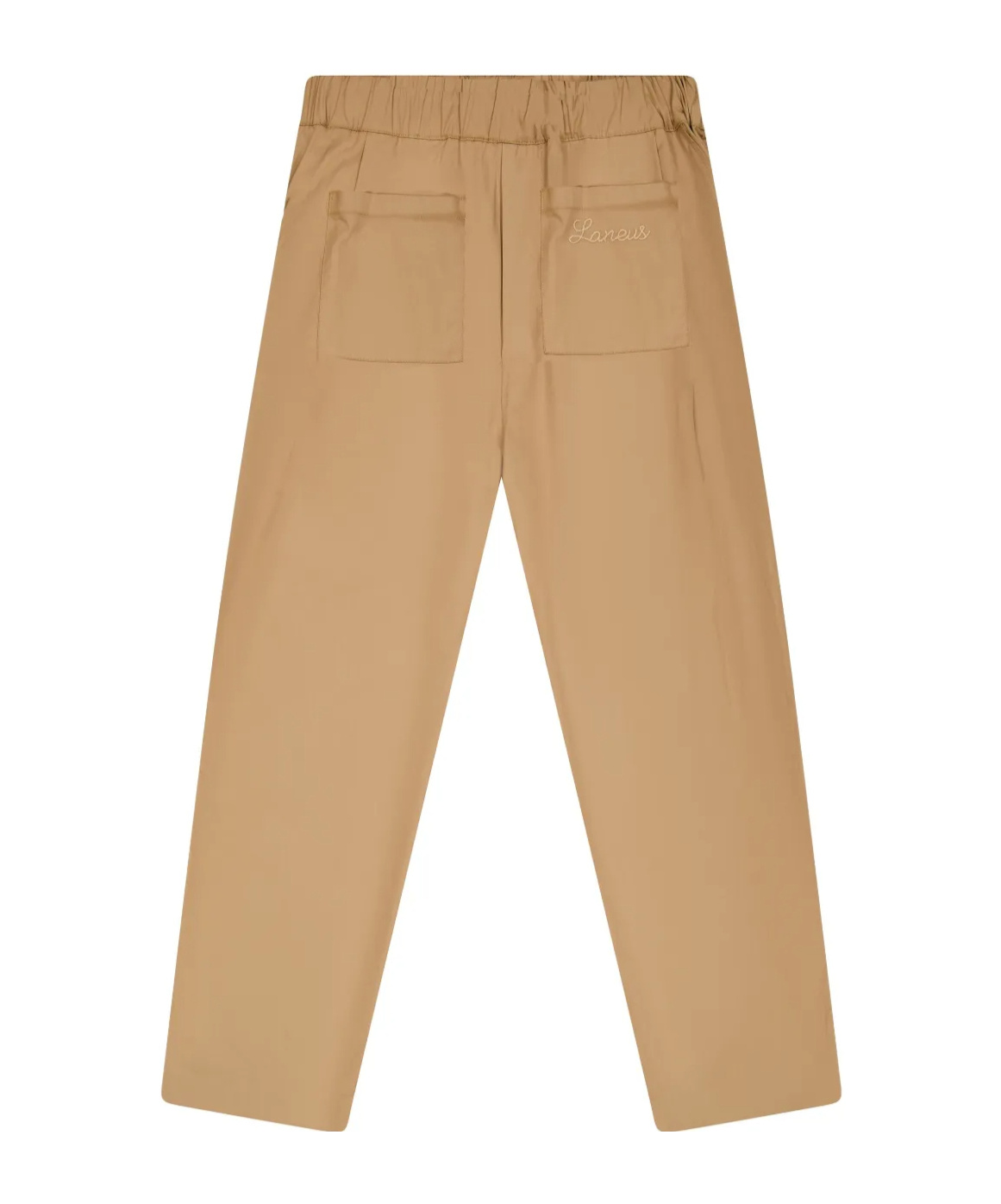 Laneus Wide-leg Trousers In Nude