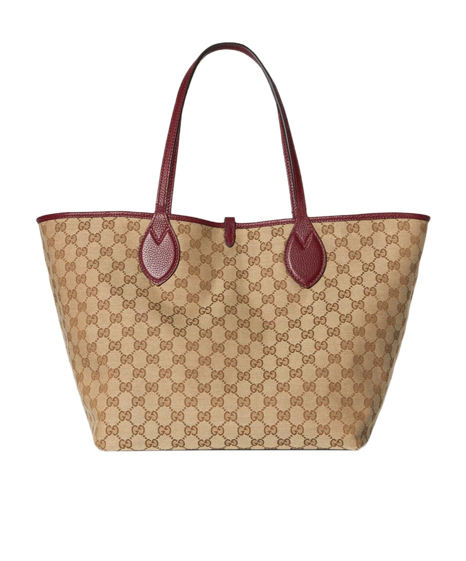 Gucci Totissima Large Reversible Tote In Red