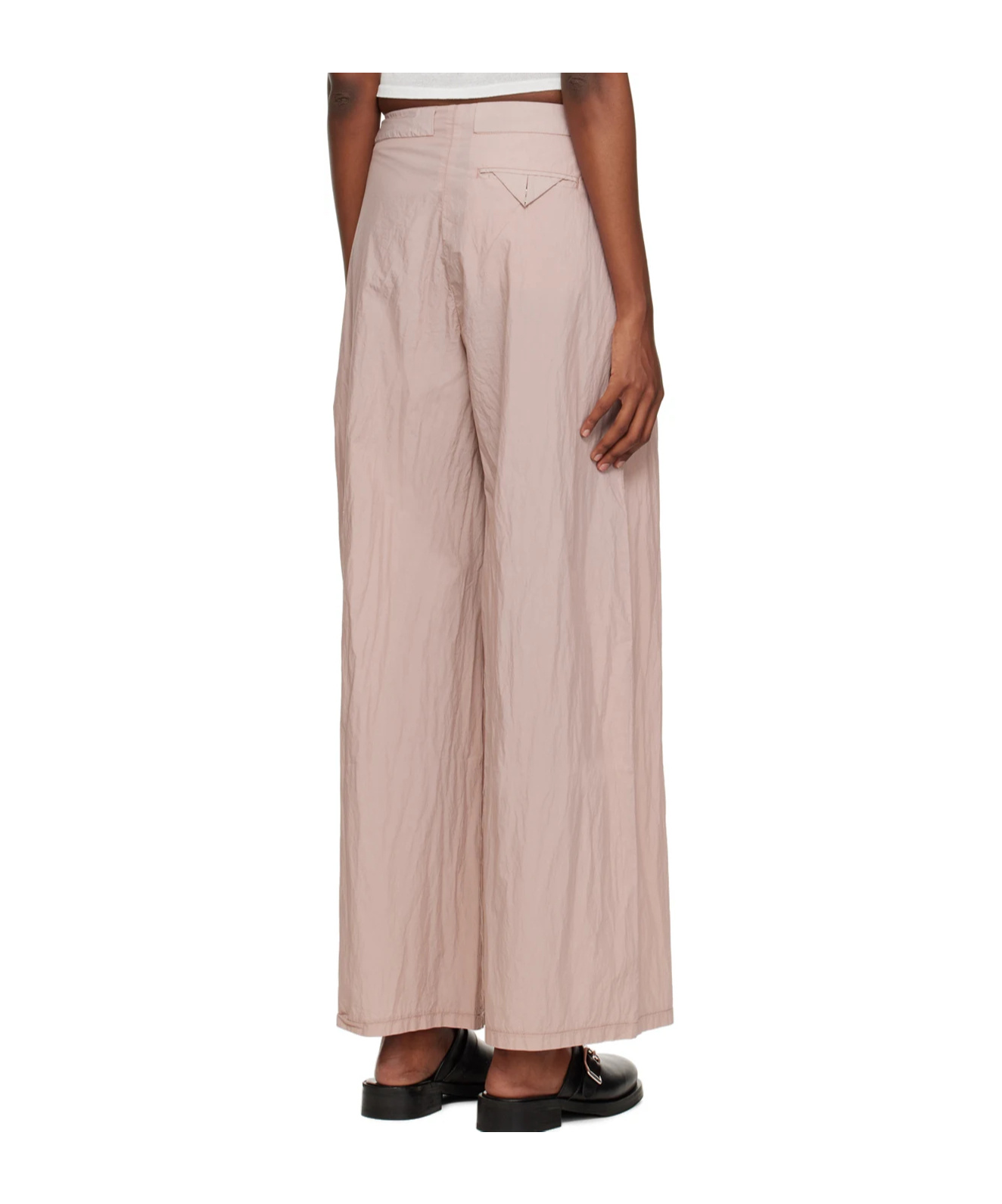Our Legacy High-waisted Wide-leg Trousers In Nude