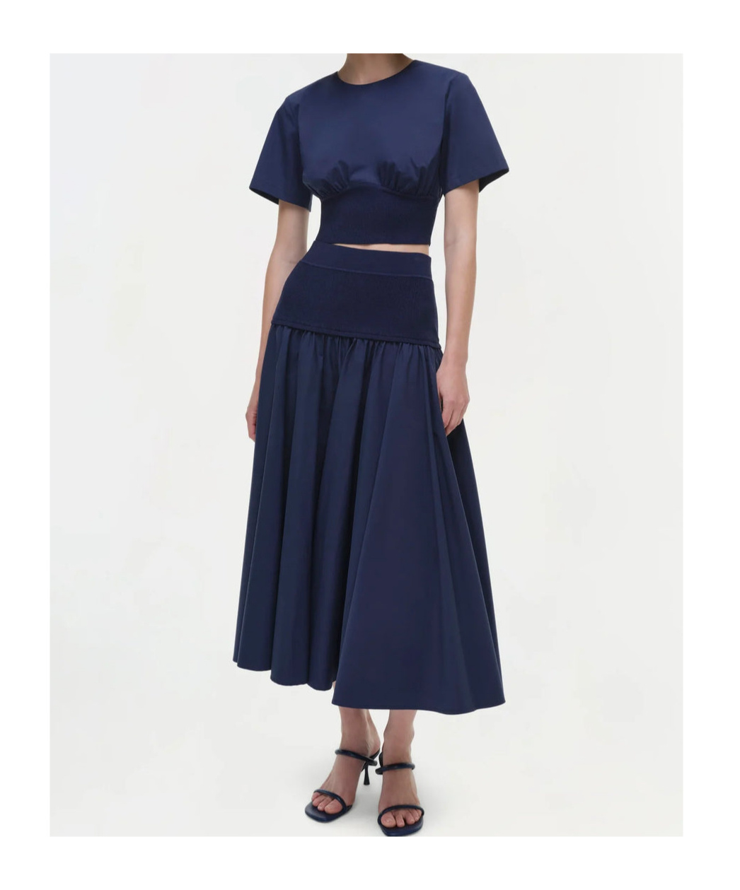 JONATHAN SIMKHAI STELLA MIDI SKIRT