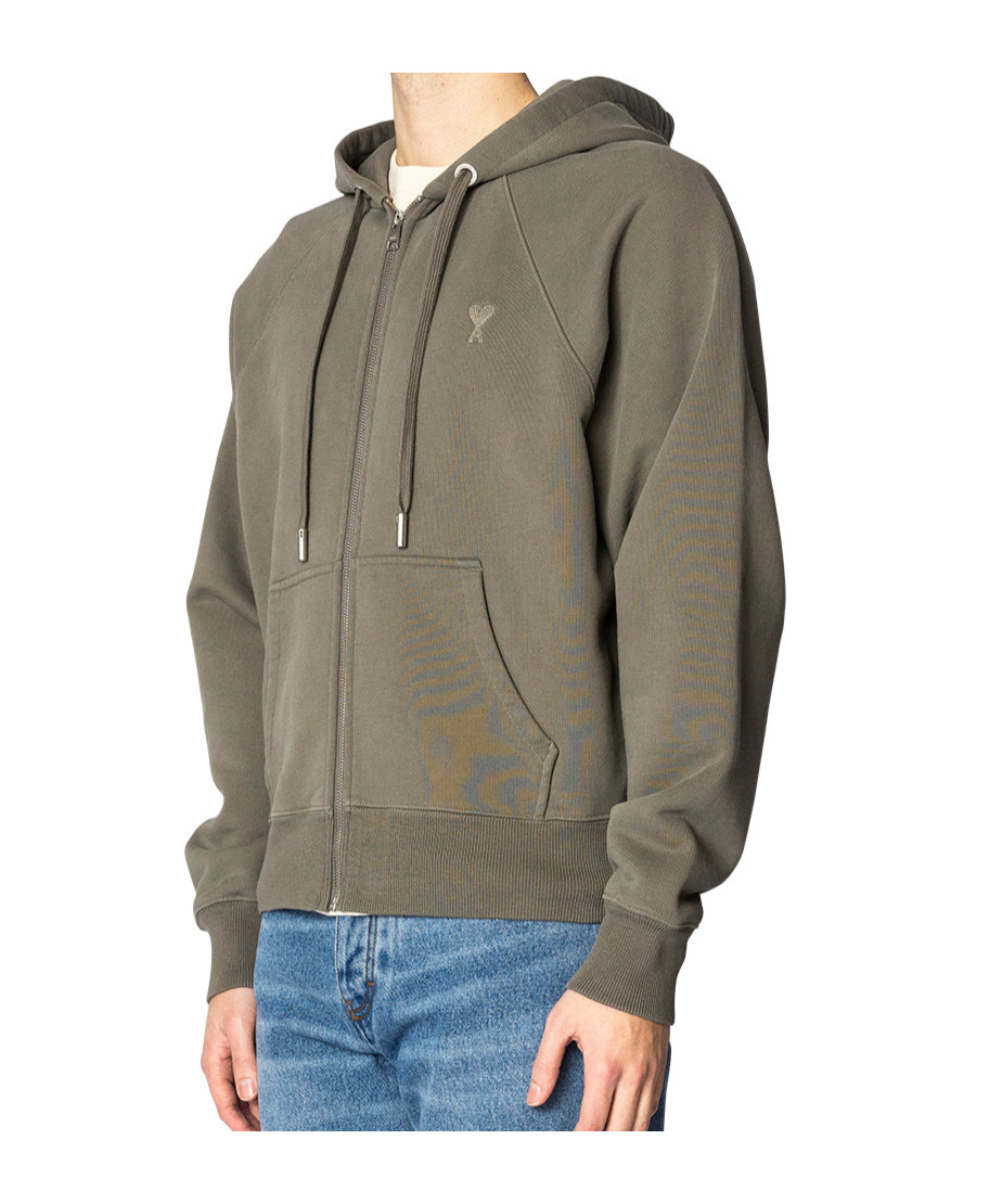 Ami Alexandre Mattiussi Long-sleeved Sweater In Green
