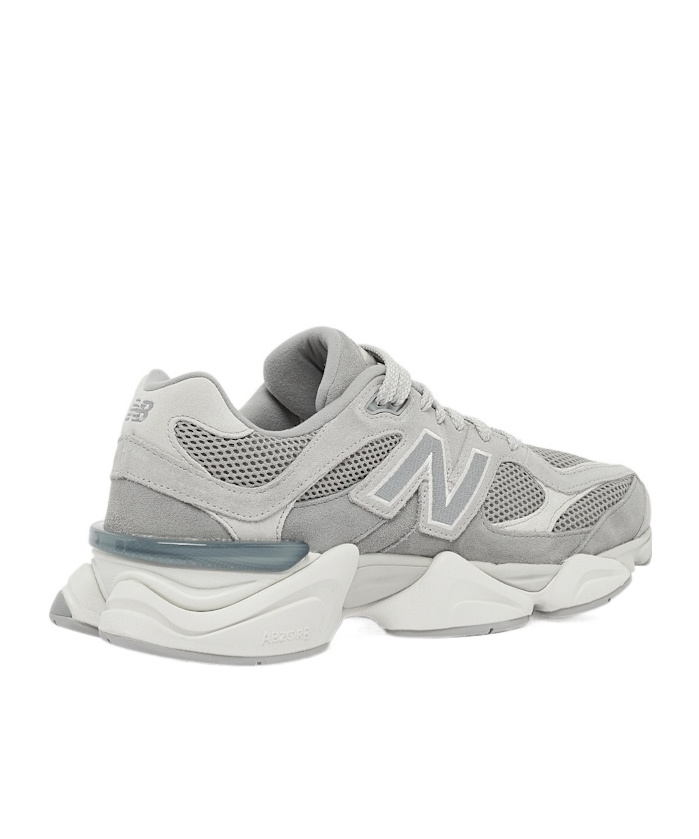 New Balance Mens Slate Grey White Grey 9060 Suede And Mesh Low-top Trainers In Pink