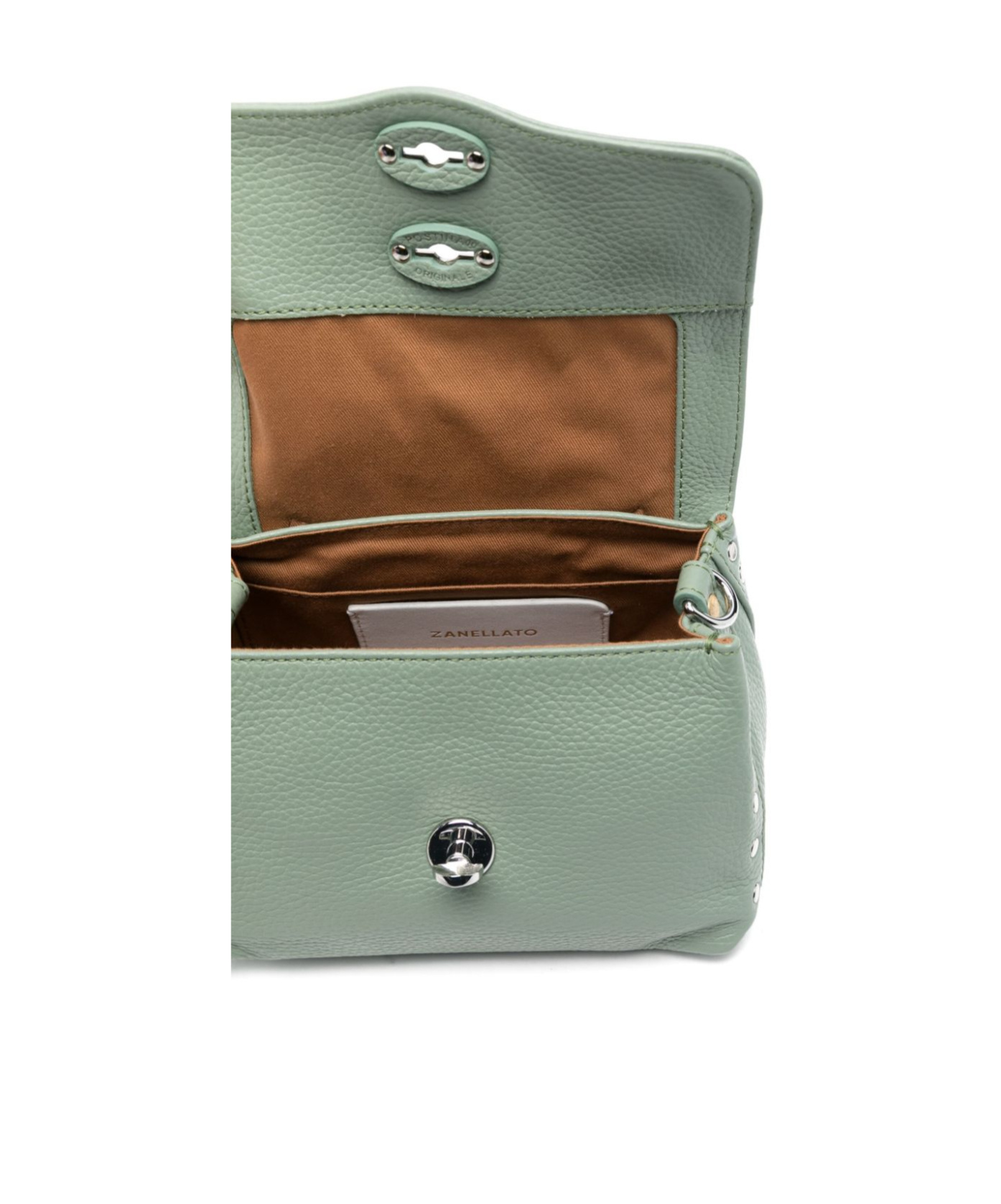 Shop Zanellato Flip Shoulder Bag In Gray