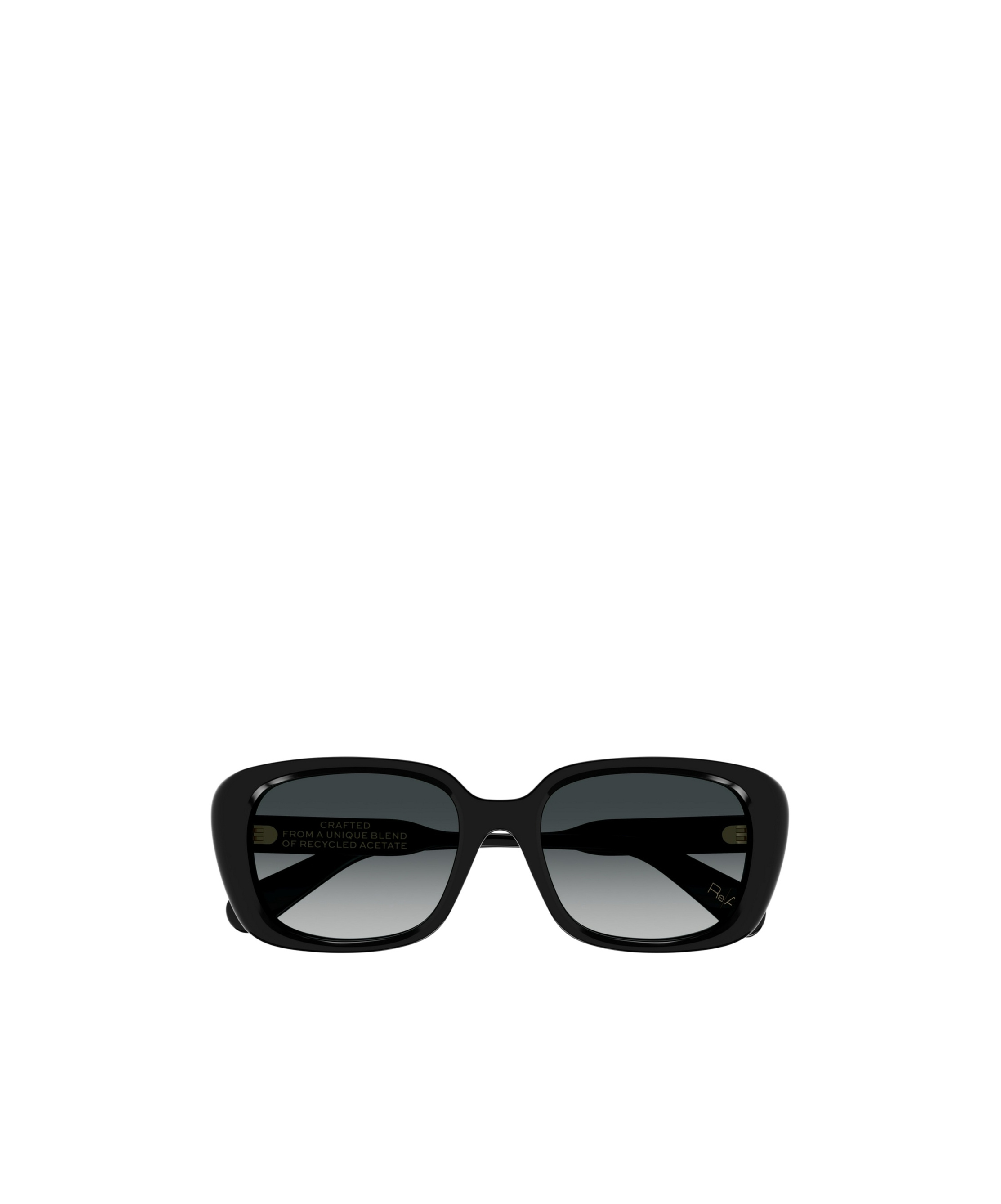 Chloé Eyewear Rectangular Frame Sunglasses In Black