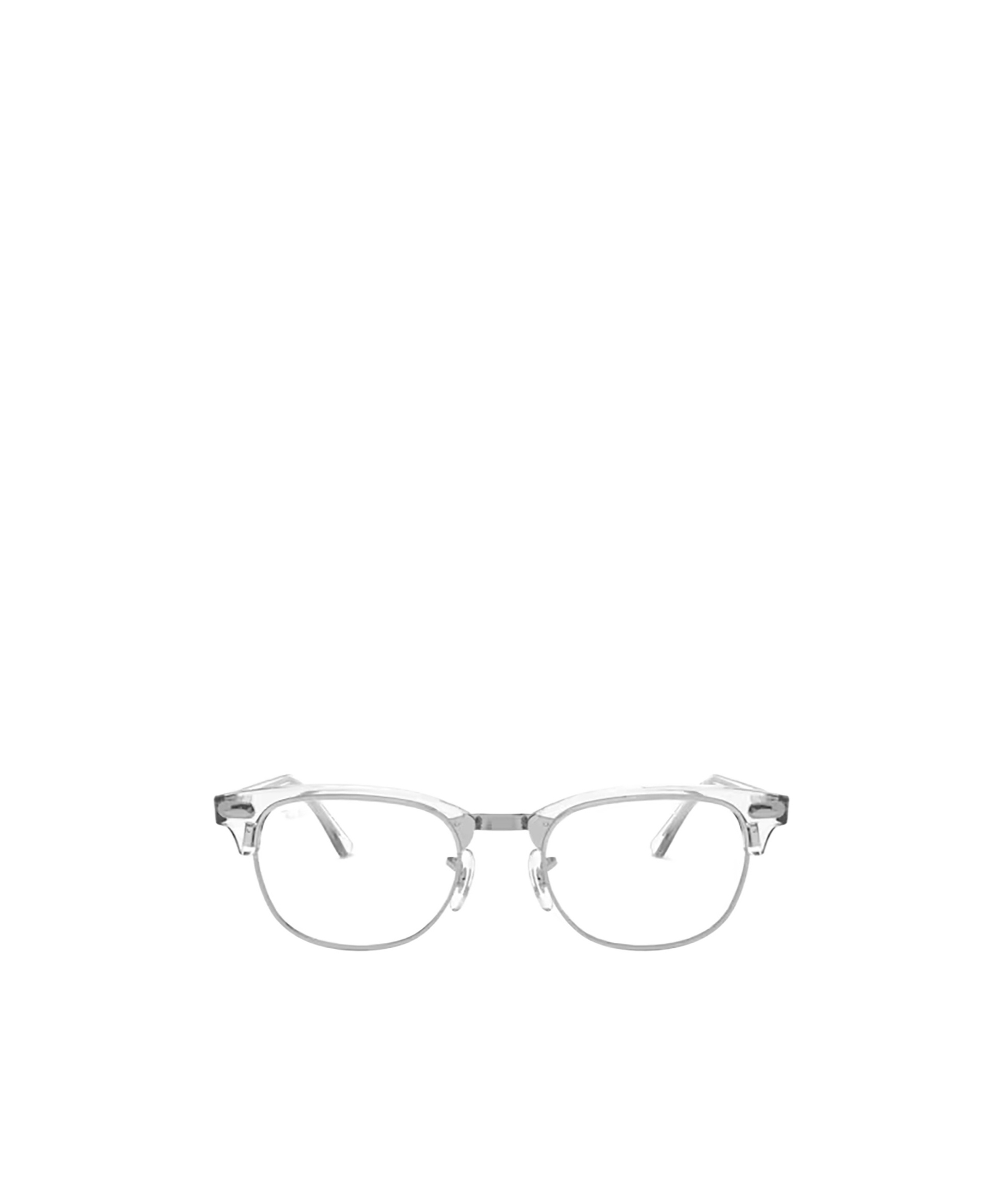 Ray Ban Ray-ban Clubmaster Browline Frame Glasses In White