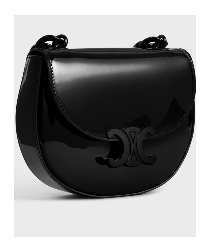 CELINE SMALL BESACE MARLEY IN PATENT CALFSKIN