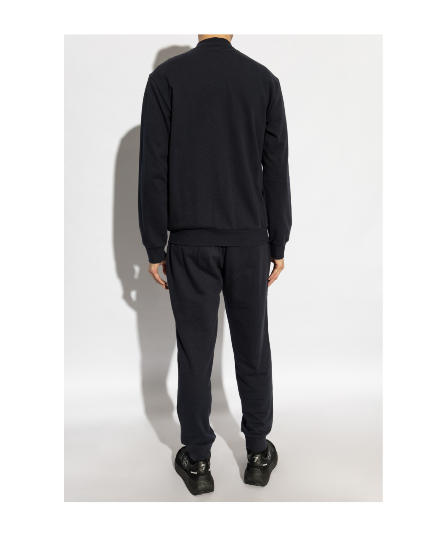 Emporio Armani Set Sweatshirt And Sweatpants In Black