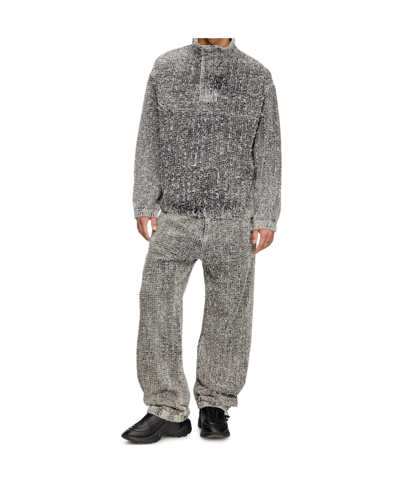 Diesel Gray D-flow-s2 Turtleneck In Gray