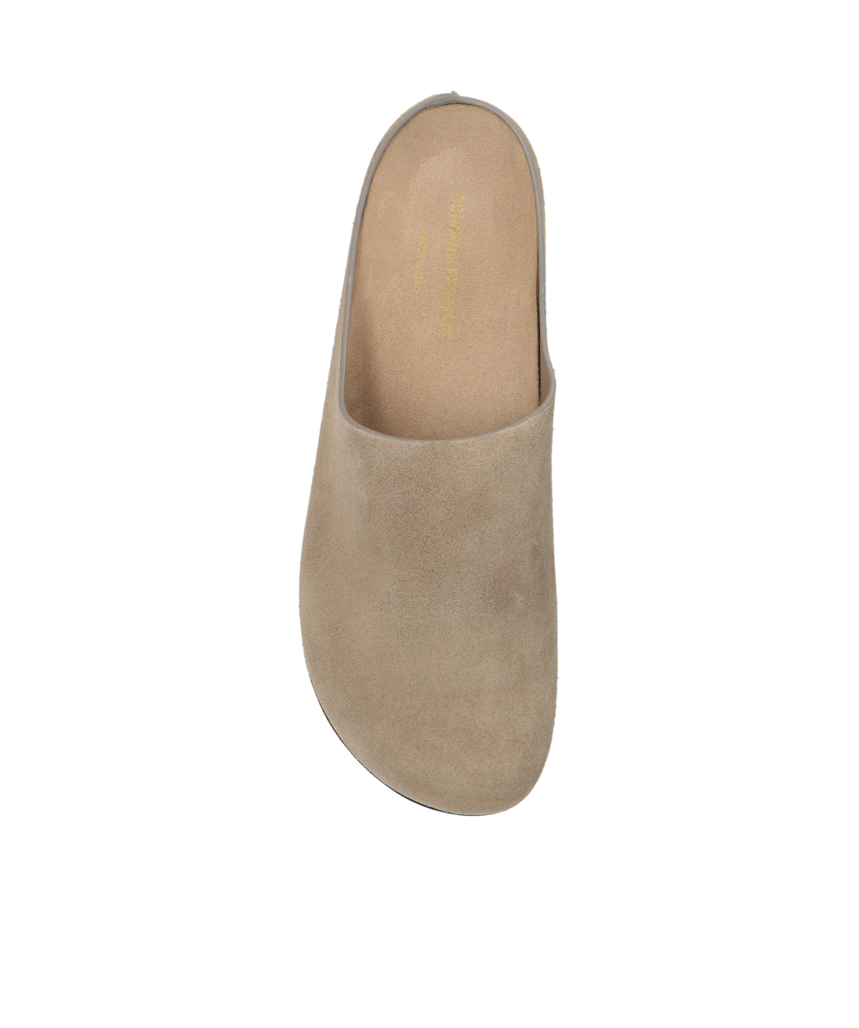 Common Projects Round Head Slippers In Gray