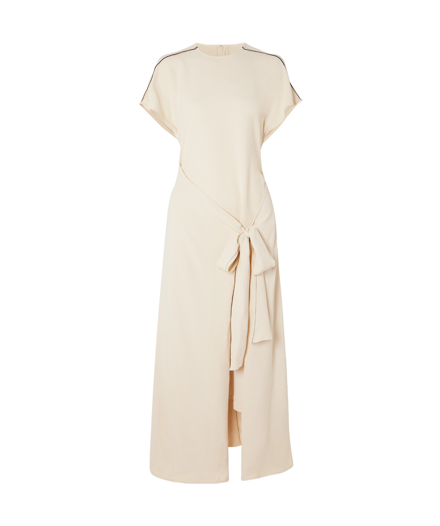 VICTORIA BECKHAM SASH-DETAIL MAXI DRESS