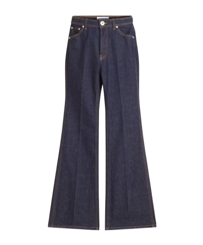 Lanvin Belt-loop Jeans In Black