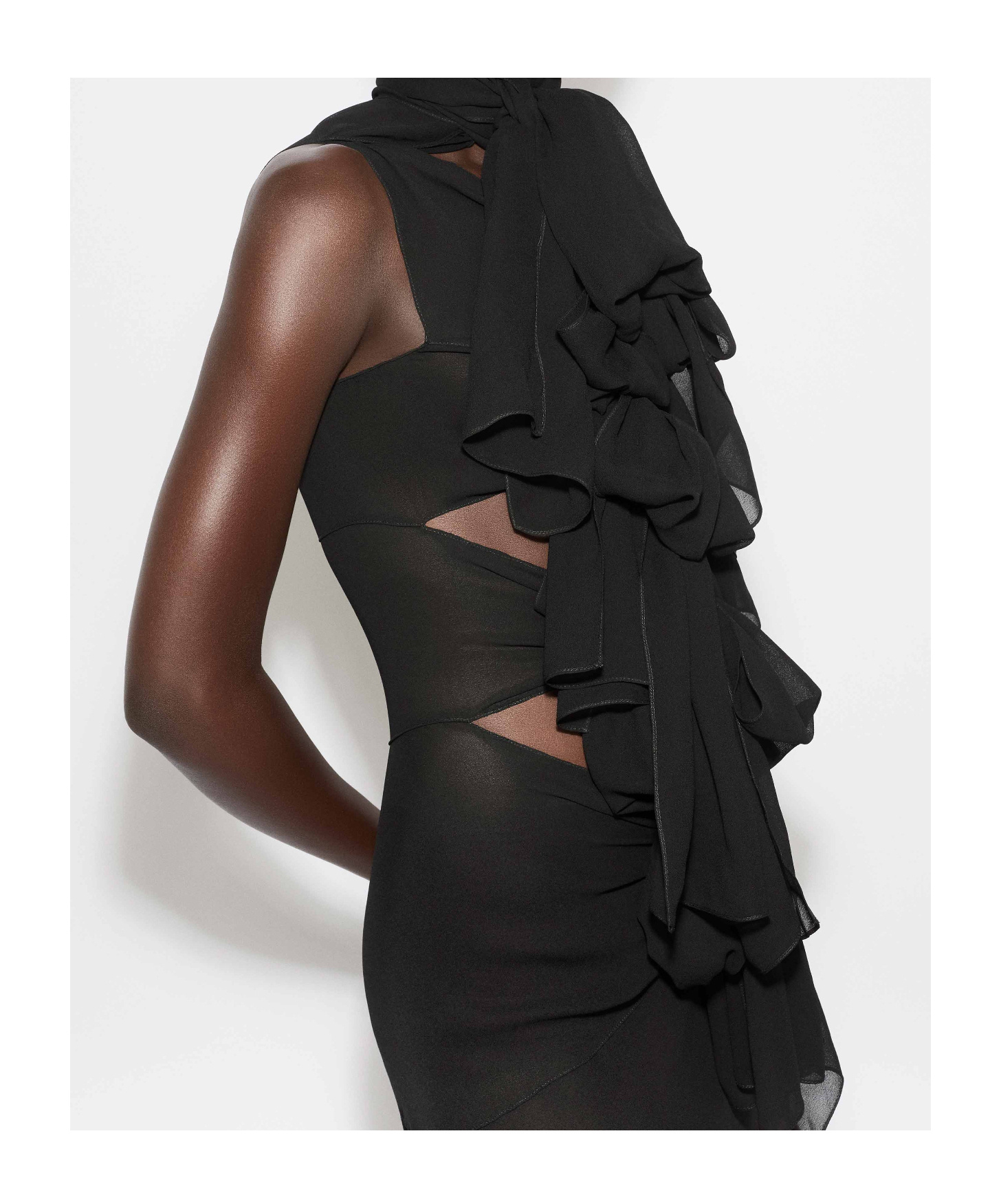 Alaïa Sleeveless Dress In Black