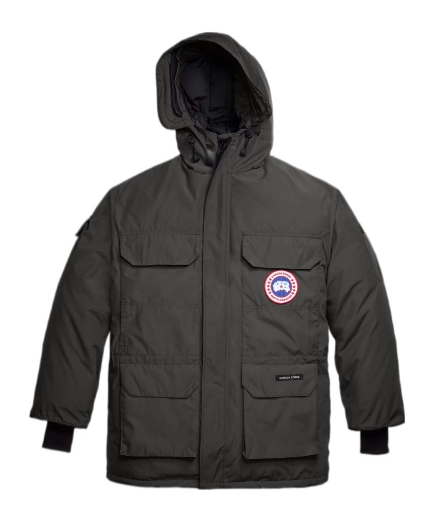 Canada Goose Expedition Parka With Multiple Utility Pockets In Black