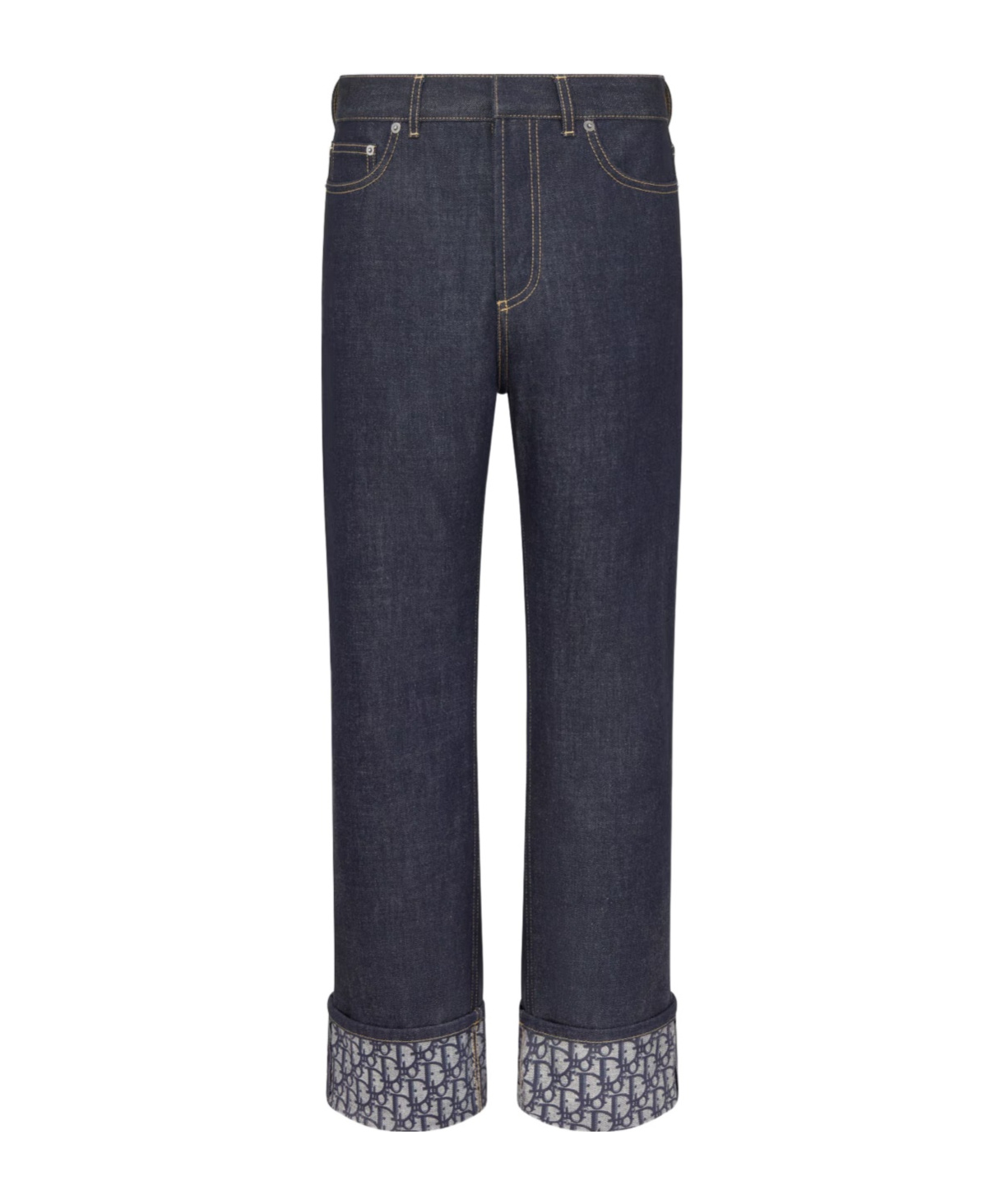 Dior Belt-loop Jeans In Blue
