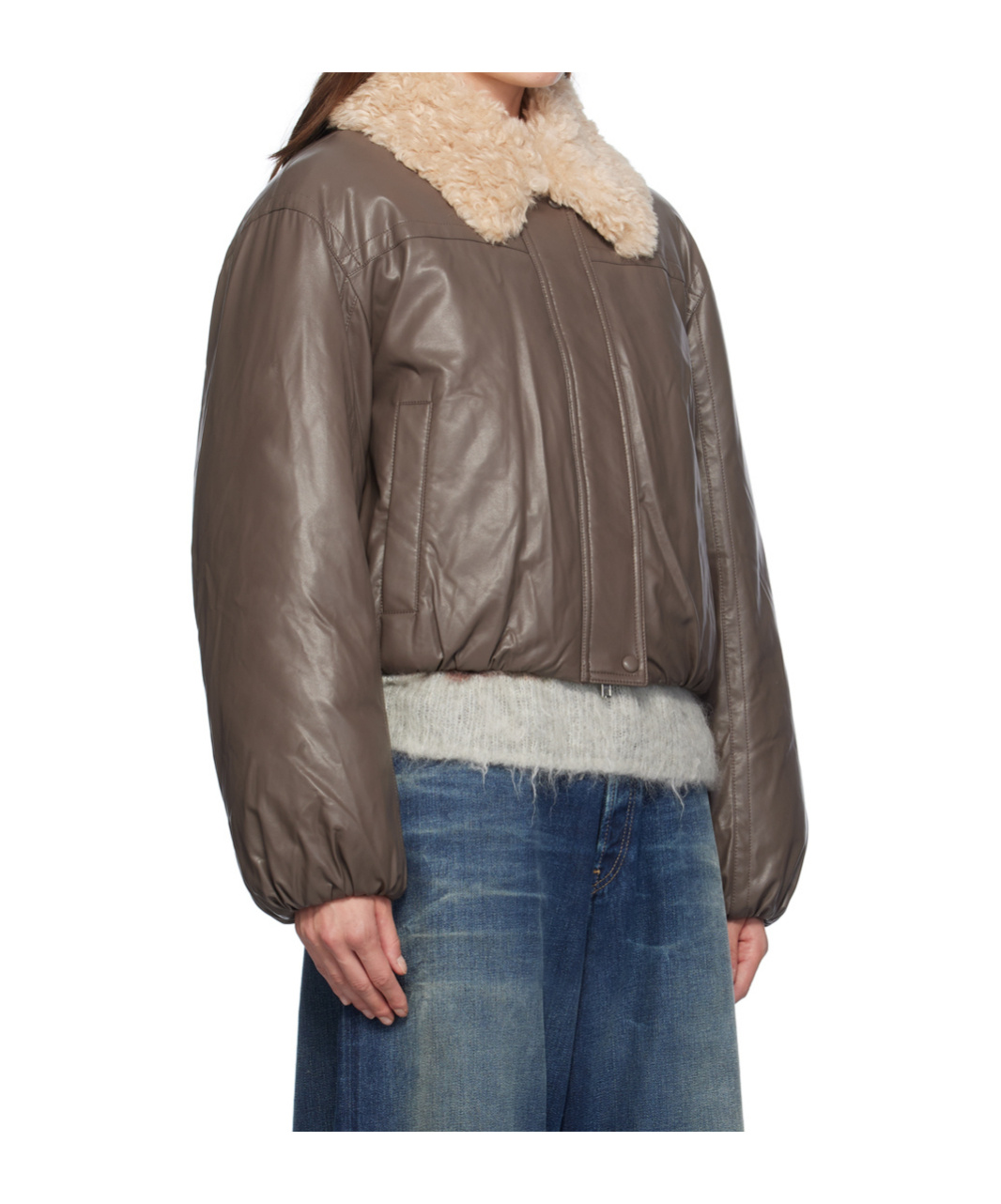 Shop Stand Studio Fran Jacket In Gray