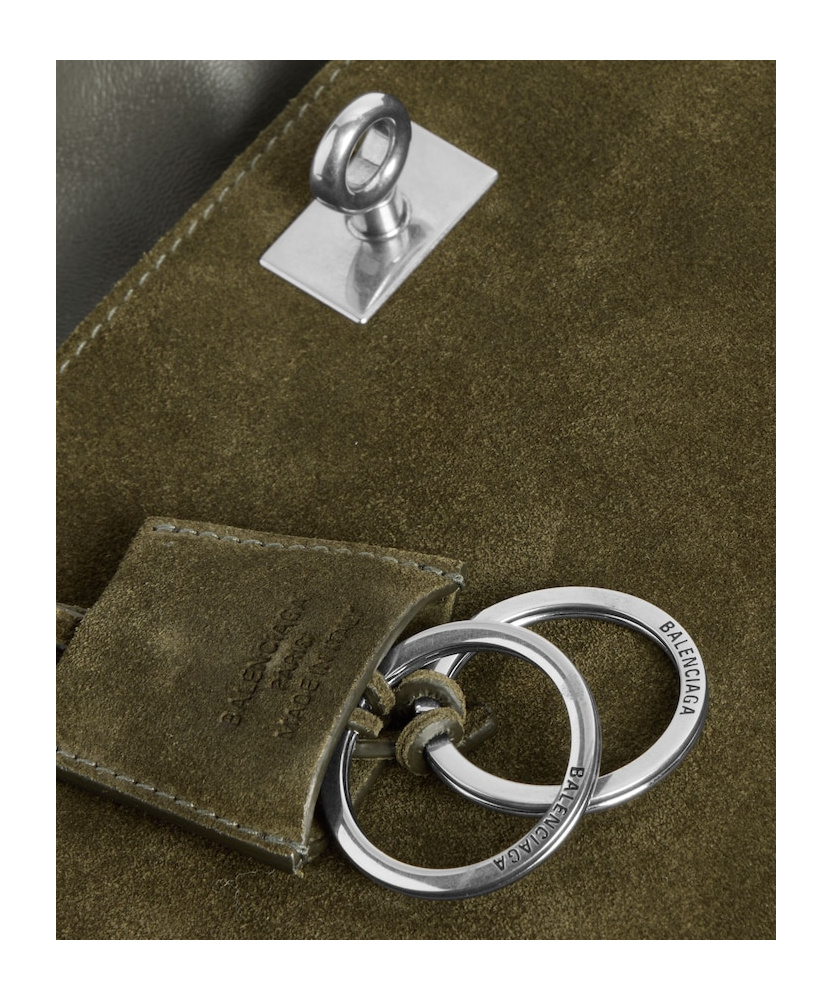 Balenciaga Women's Rodeo Handbag Medium In Khaki In Brown