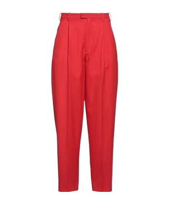 Marni Plain Colour Trousers In Red
