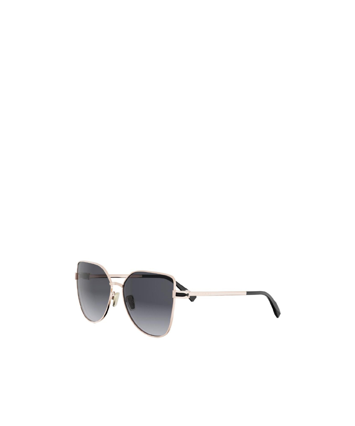 Bvlgari B. Zero1 Metal Square Sunglasses In Gray