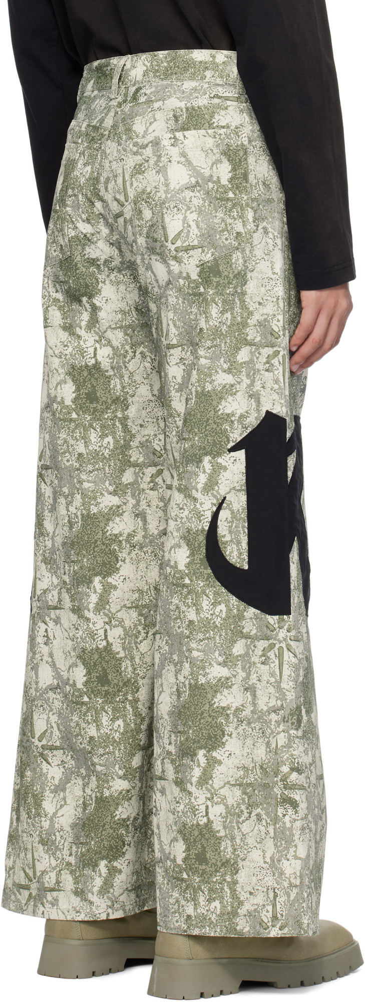 Kusikohc Belt-loop Casual Pants In Nude