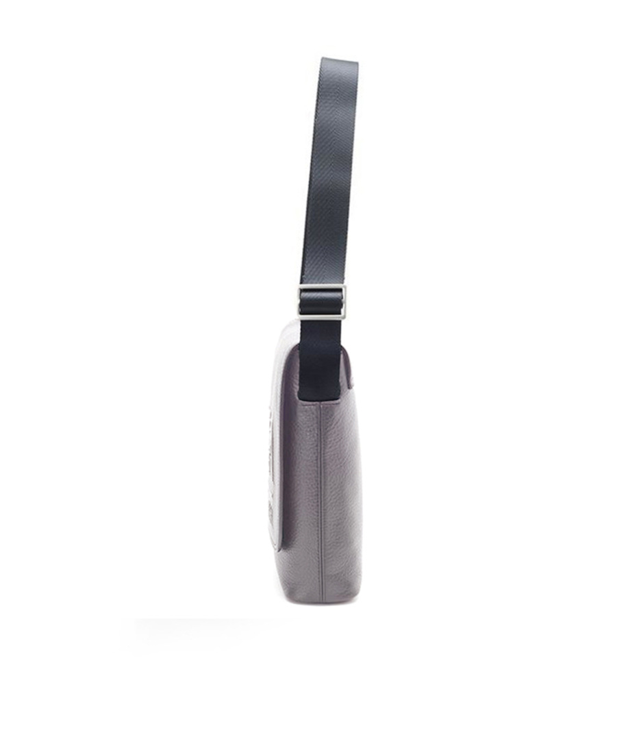 Emporio Armani Flip Shoulder Bag In Gray