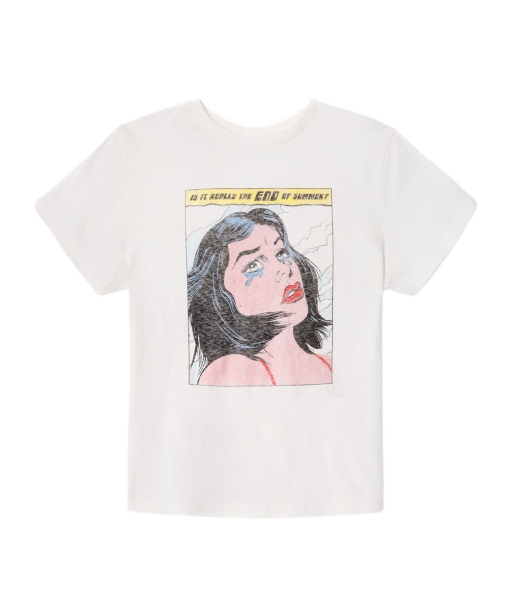 Re/done Graphic-print T-shirt In White