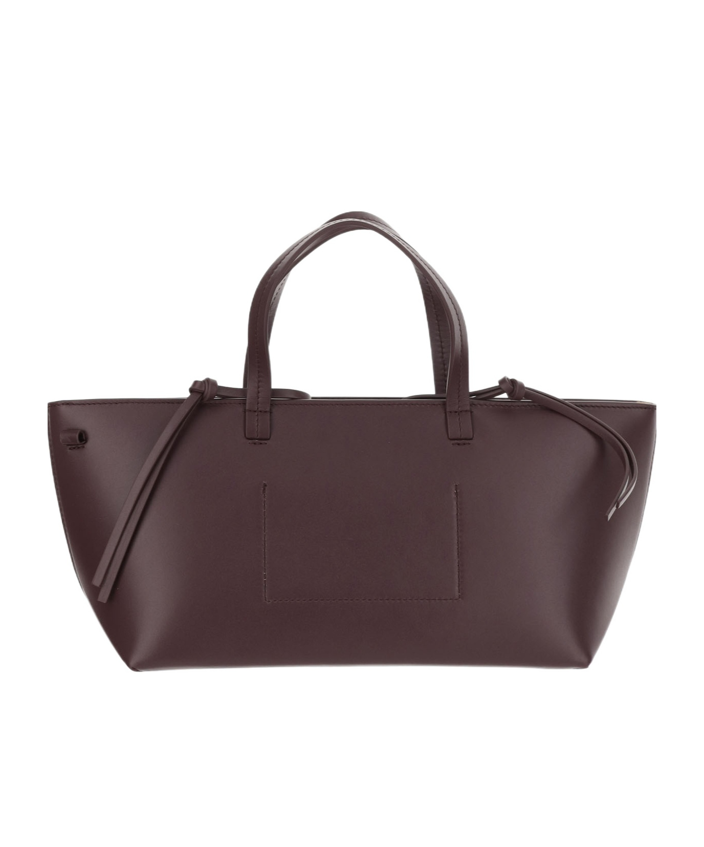 Jil Sander Small Bateau Tote Bag In Brown