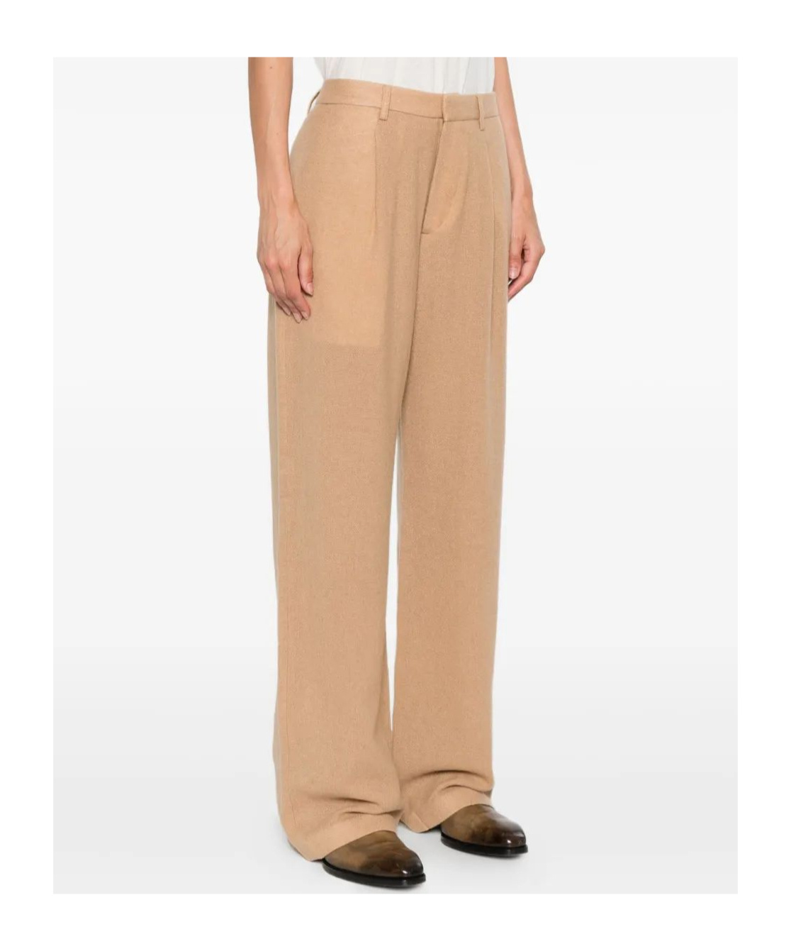 R13 Knitted Trousers In Neutral