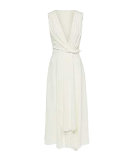 Roksanda Sleeveless Long Dress In White