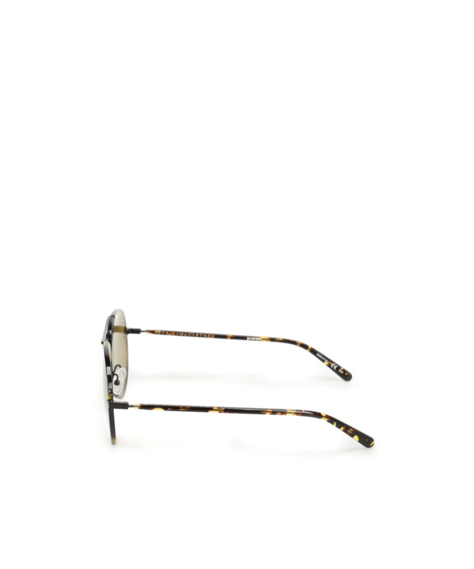 Stella Mccartney Geometric Frame Sunglasses In Nude